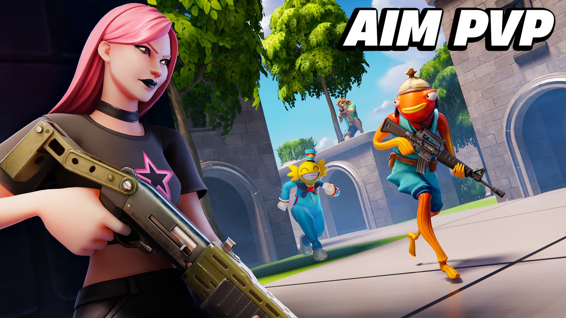 Zero Build FFA (Aim PVP) — Fortnite Creative map
