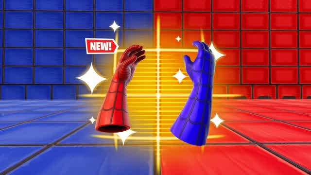 RED VS BLUE🔴🔵 SPIDER-MAN  6767676767 — Fortnite Creative map cover art