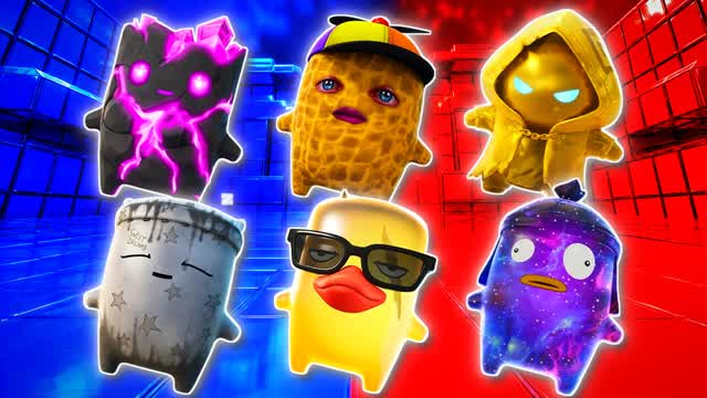 RED VS BLUE FINAL MARK 🔴🔵 — Fortnite Creative map cover art