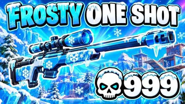 🔫 FROSTY ONE SHOT🎯 — Fortnite Creative map cover art