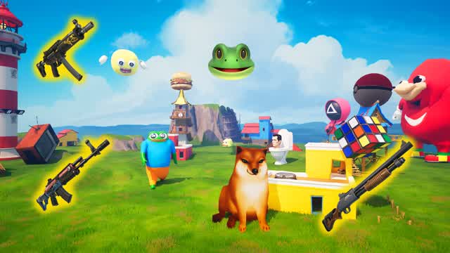 ⭐ MEMES - FREE FOR ALL — Fortnite Creative map