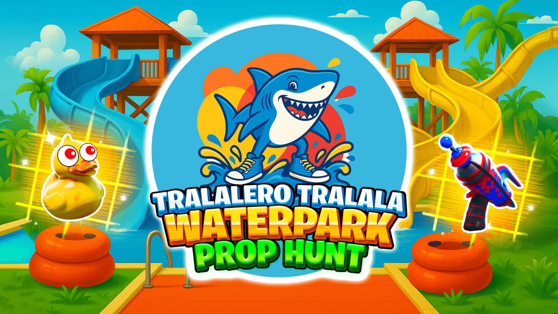 WATERPARK PROP HUNT (Prop Hunt Worlds) — Fortnite Creative map
