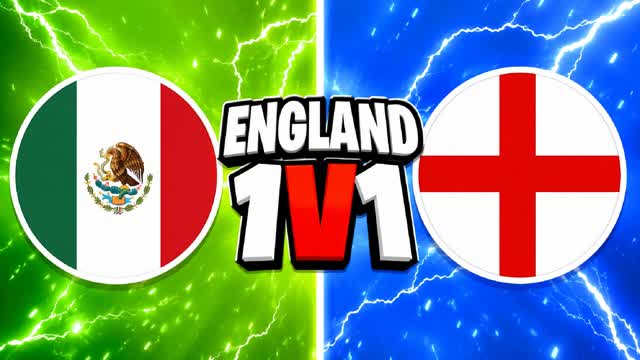 ENGLAND 1V1 — Fortnite Creative map cover art