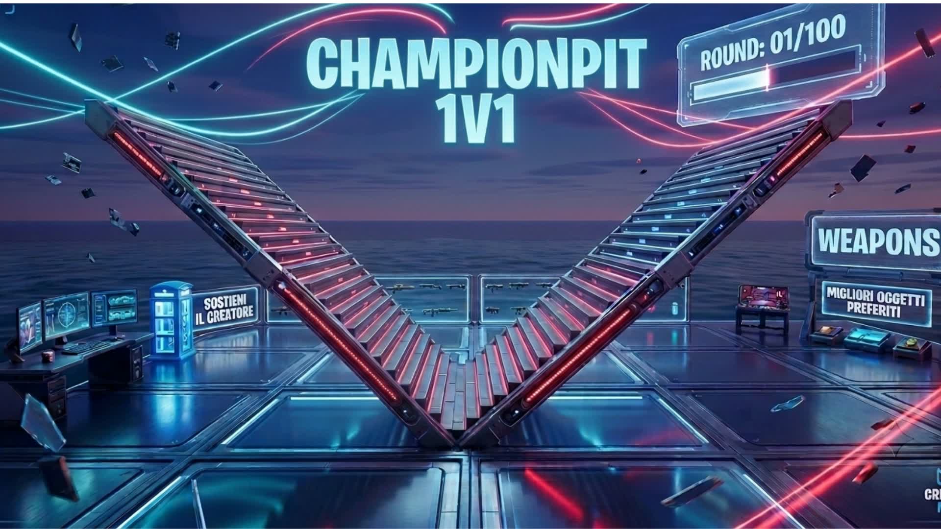 🔥CHAMPIONPIT1v1🔥 — Fortnite Creative map