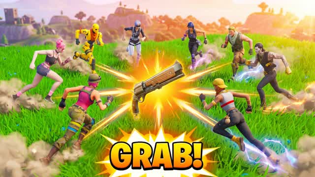 GRAB OR RUN 💀 [Mammoth Pistol] — Fortnite Creative map