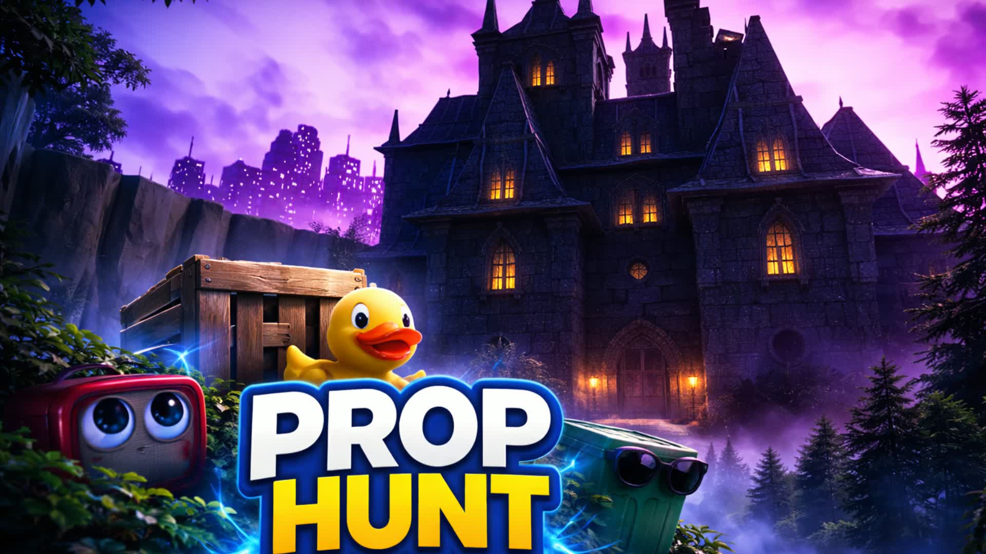 Prop Hunt  👀 Amazing Mansion — Fortnite Creative map