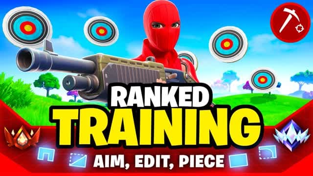 Aim Edit Piece & 1v1🎯 [Ranked Training] — Fortnite Creative map