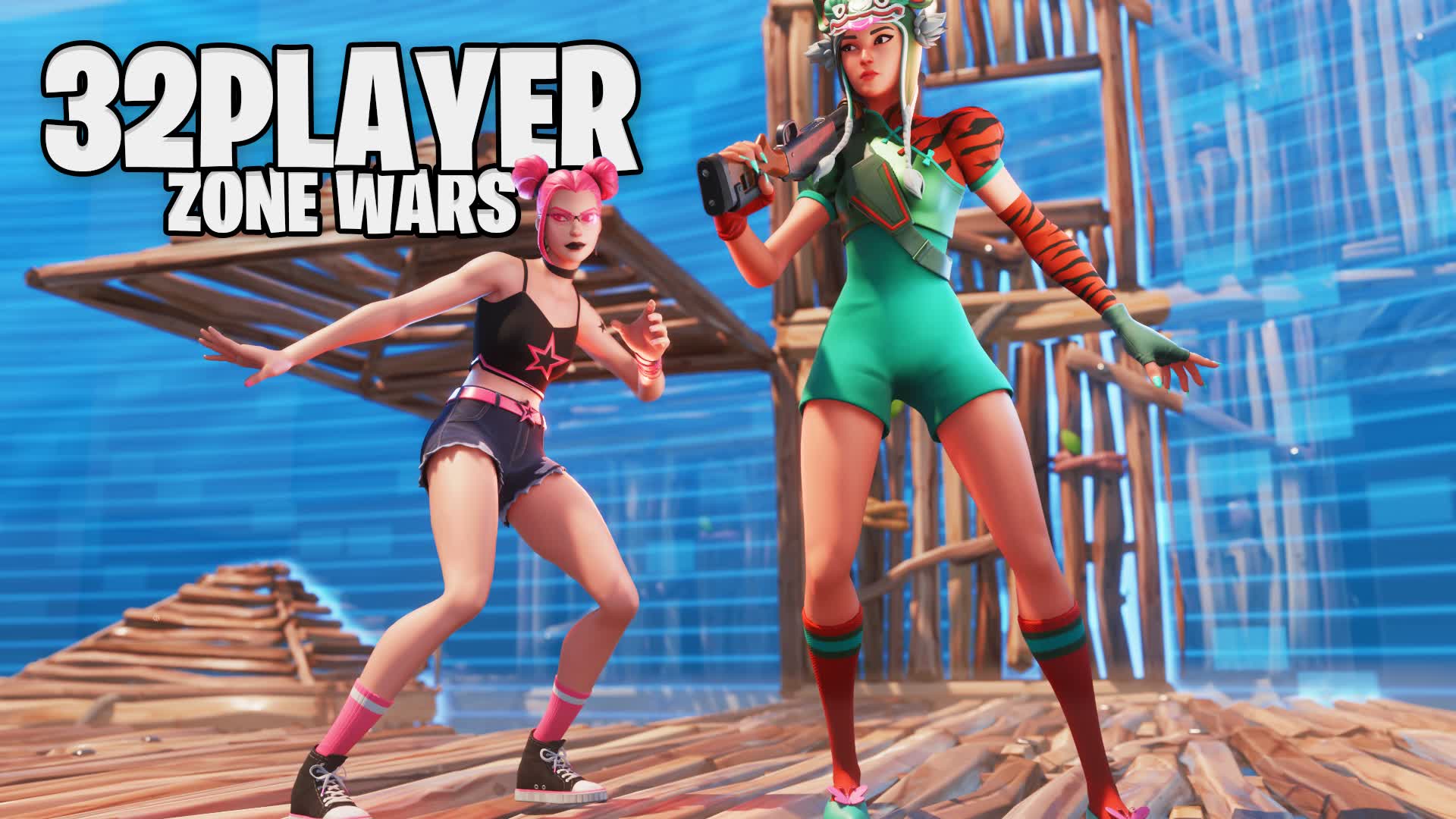 32 ZONE WARS — Fortnite Creative map