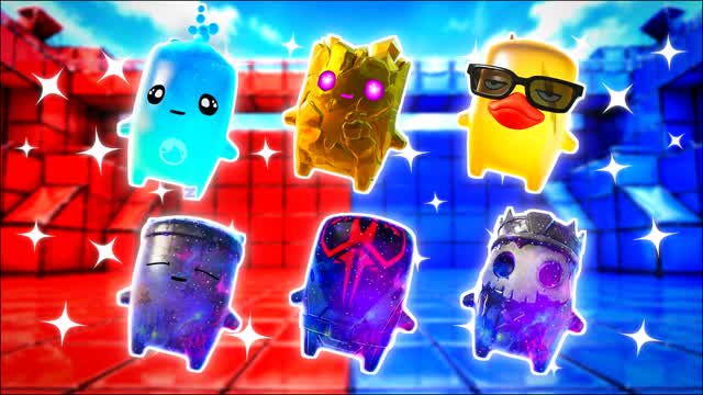 BLUE VS RED SAFE HANDS 🔵🔴 — Fortnite Creative map cover art
