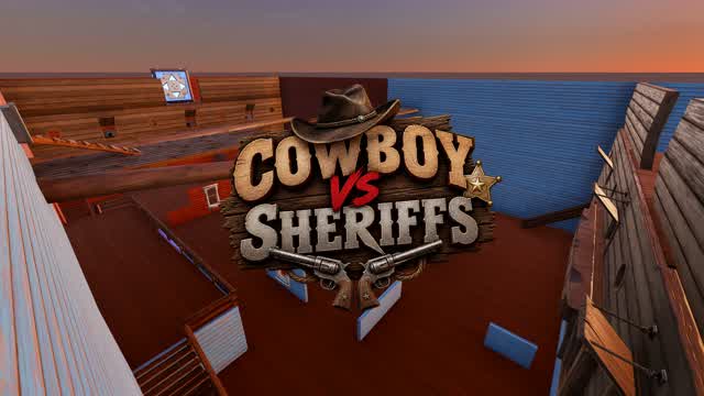 Cowboy VS Sheriffs — Fortnite Creative map
