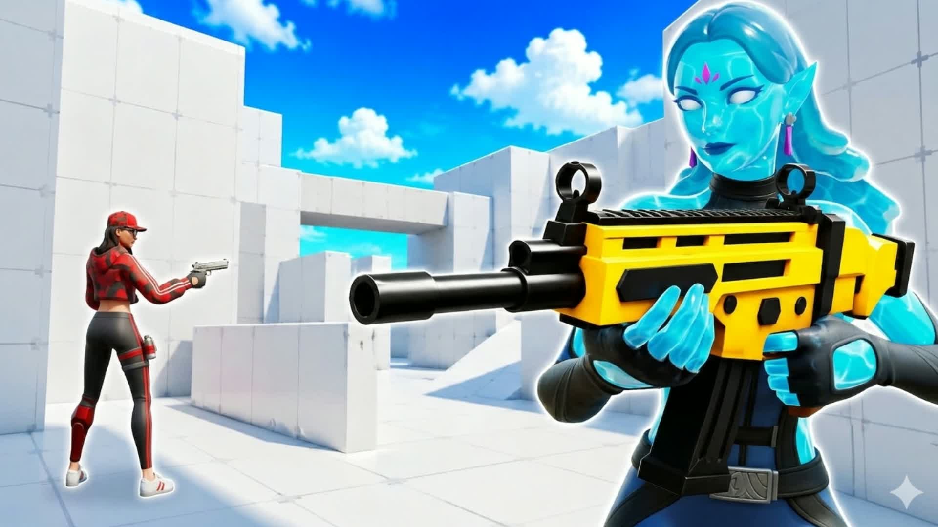 ☢️ RVB RED VS BLUE SECRETS — Fortnite Creative map