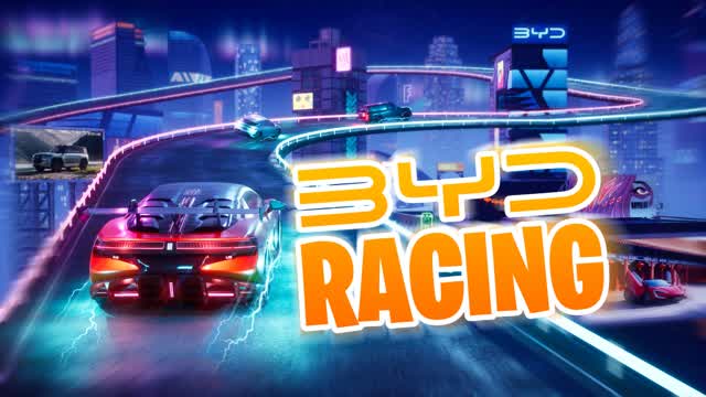 BYD Racing — Fortnite Creative map cover art