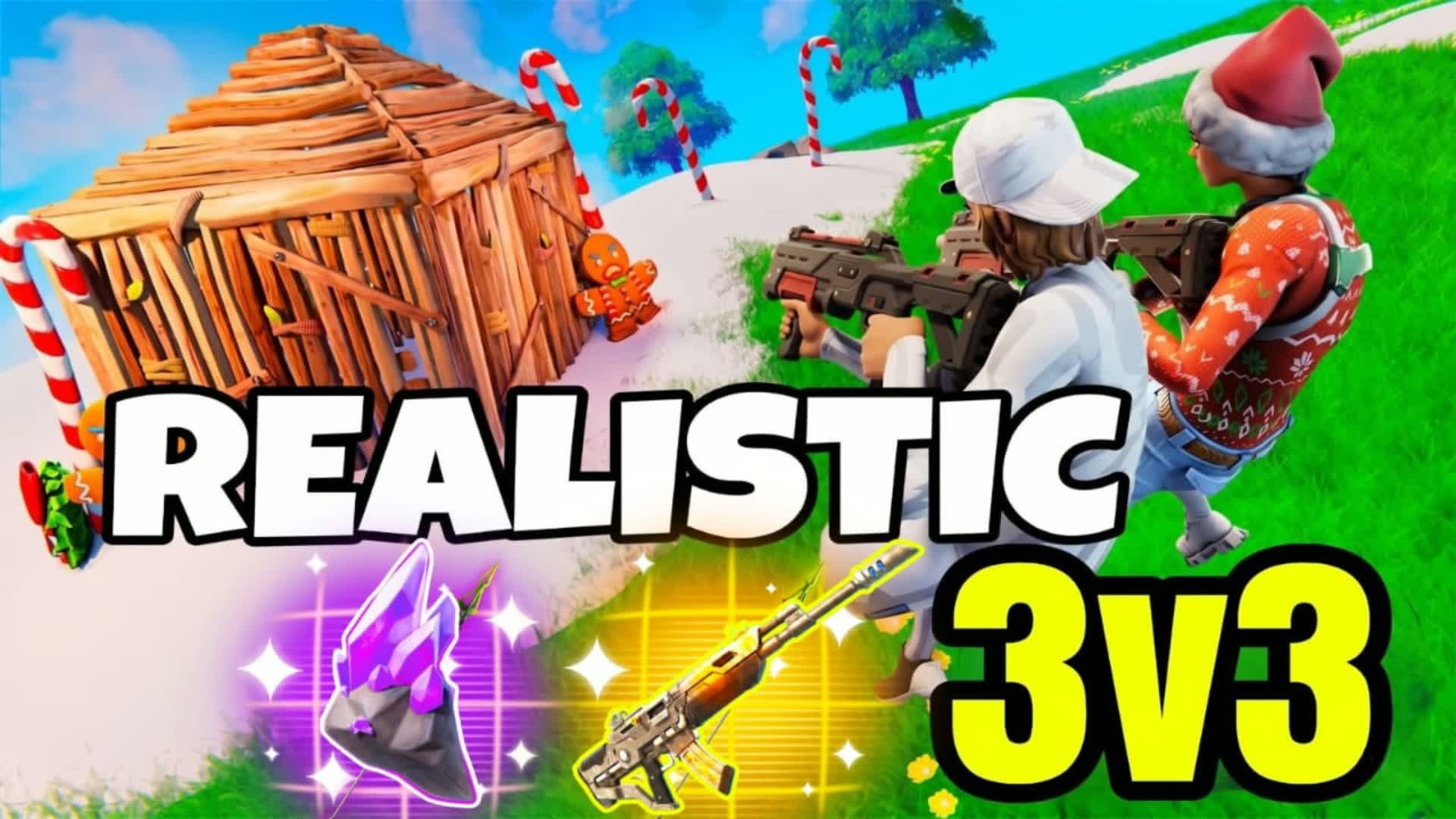 REALISTIC 3V3 — Fortnite Creative map