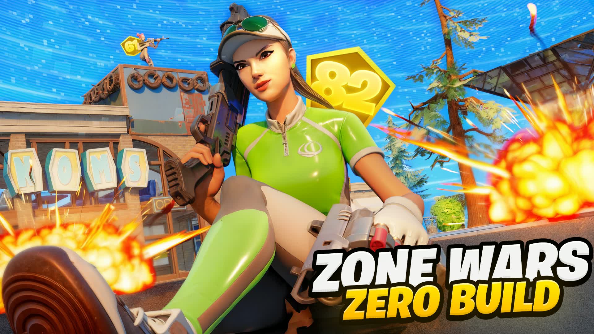Zone Wars: Zero Build [TRAINING] — Fortnite Creative map