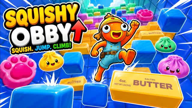 Squishy Obby — Fortnite Creative map