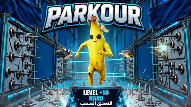 9872 PARKOUR 10+LEVELS باركور — Fortnite Creative map