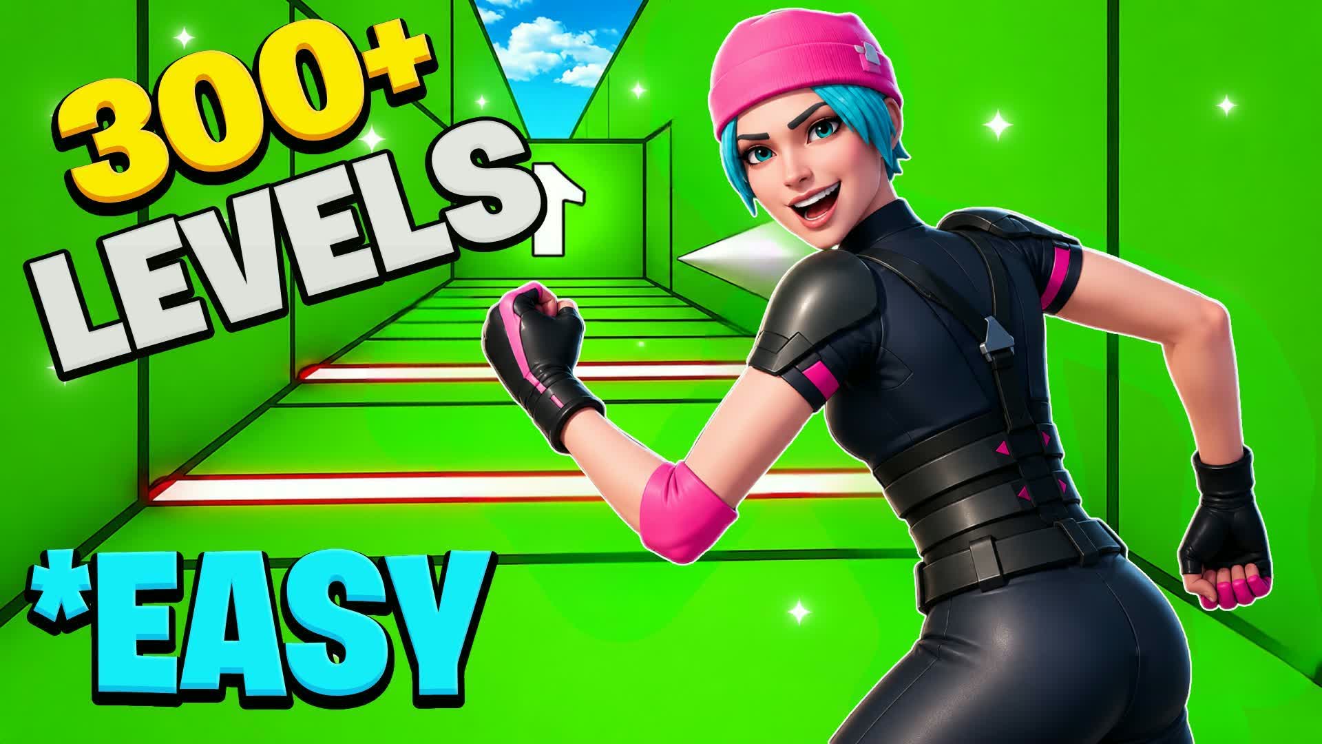 ⭐️DEFAULT DEATH RUN 300 LEVELS⭐️ — Fortnite Creative map