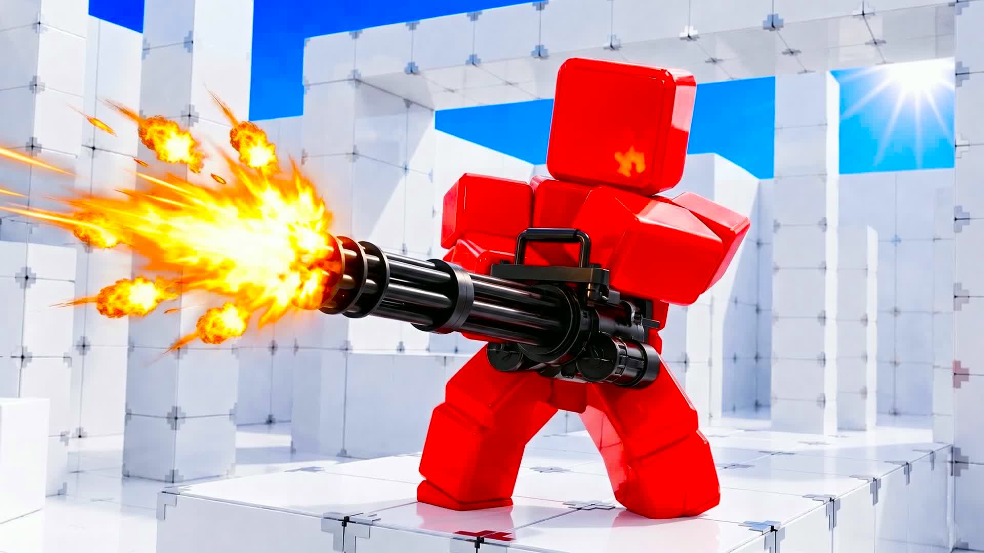 RVB RED VS BLUE UNC ISRAEL USA!! 1 v 1 — Fortnite Creative map