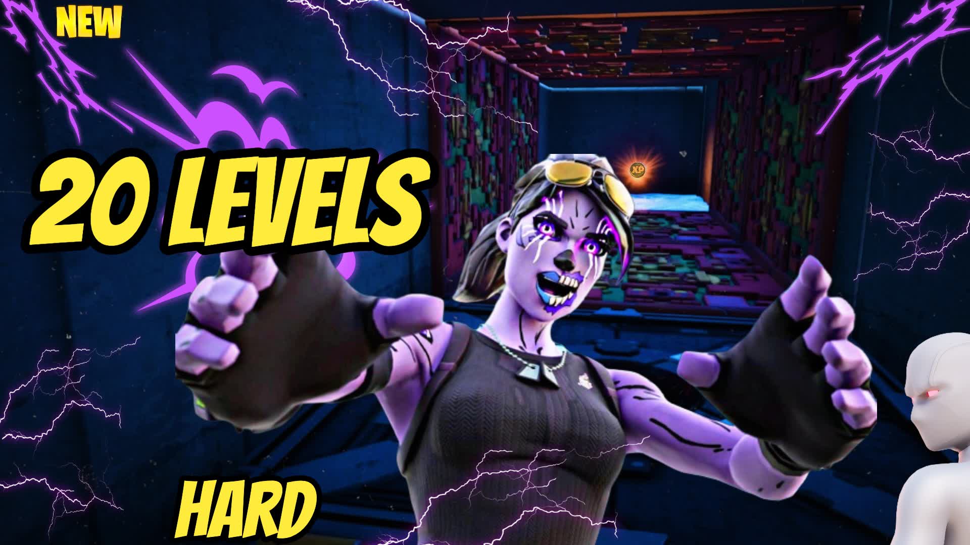 Deathrun hard 20lvl — Fortnite Creative map