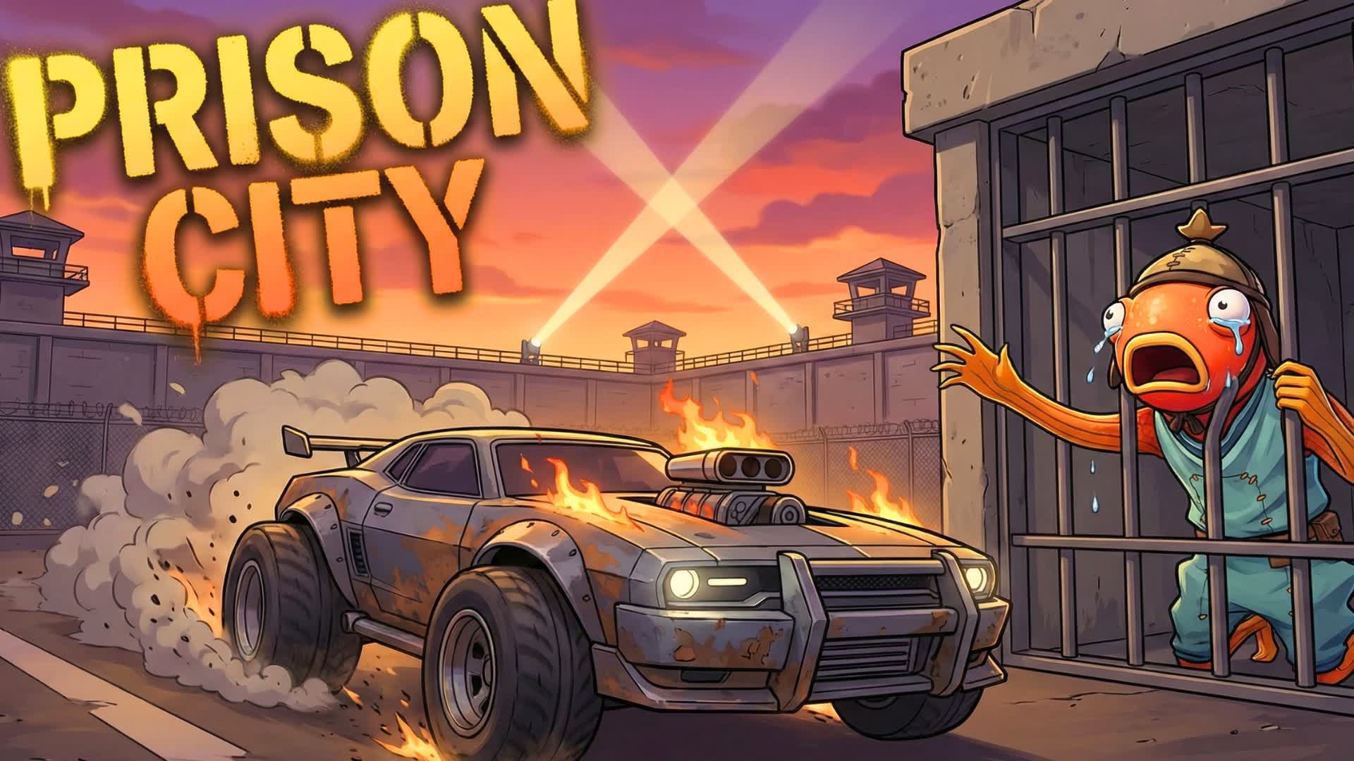 PRISON CITY DRIVE — Fortnite Creative map