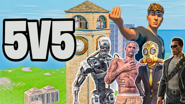 5V5 THE LAST STORM 🌀 - 3DH — Fortnite Creative map cover art