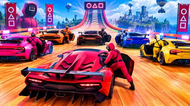 SUPER RACE RAMP — Fortnite Creative map