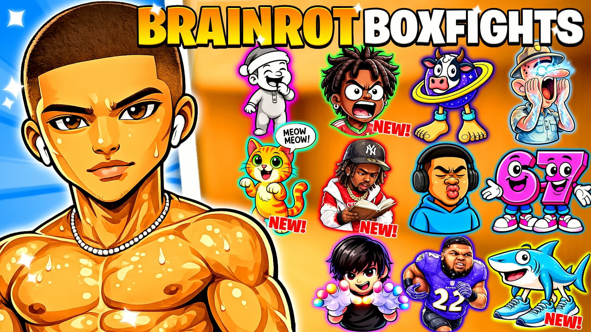 🧠BRAINROT BOX FIGHT 😂MEME BOX — Fortnite Creative map
