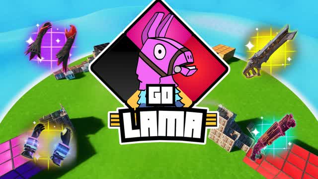 🦙GO LAMA ZONE WARS🌀 — Fortnite Creative map