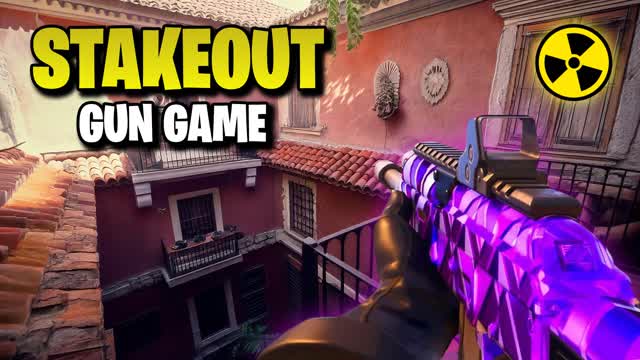 ⭐STAKEOUT 24/7 GUN GAME⭐ — Fortnite Creative map cover art