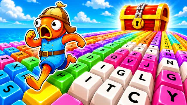 Keyboard Color Bridge Music — Fortnite Creative map
