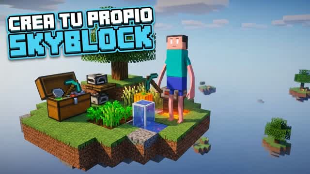 crea y sobrevive a tu propio skyblock — Fortnite Creative map cover art