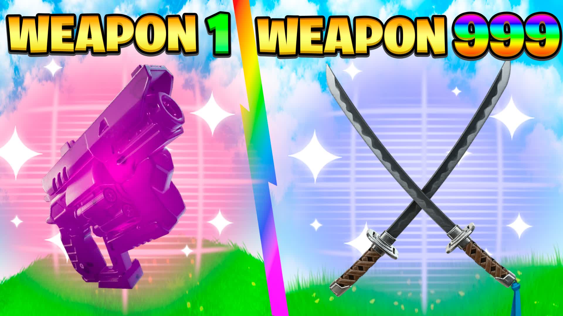🔫ONE SHOT 🐢TMNT 🐢 GUN GAME🎯 — Fortnite Creative map