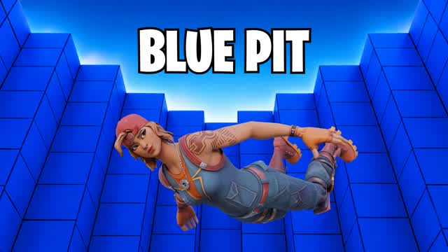 BLUE PIT — Fortnite Creative map cover art