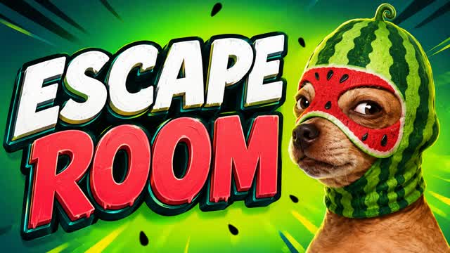[51🔥] ESCAPE ROOM WATERMELON — Fortnite Creative map cover art