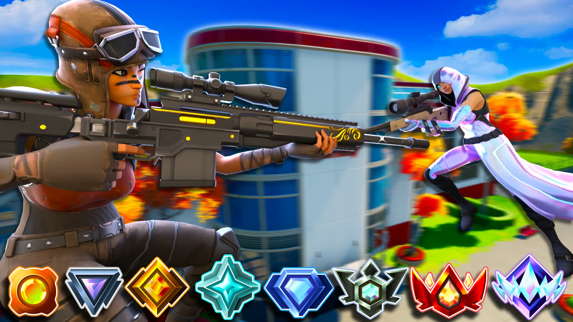 Stark Sniper Shot ! 🎯 — Fortnite Creative map
