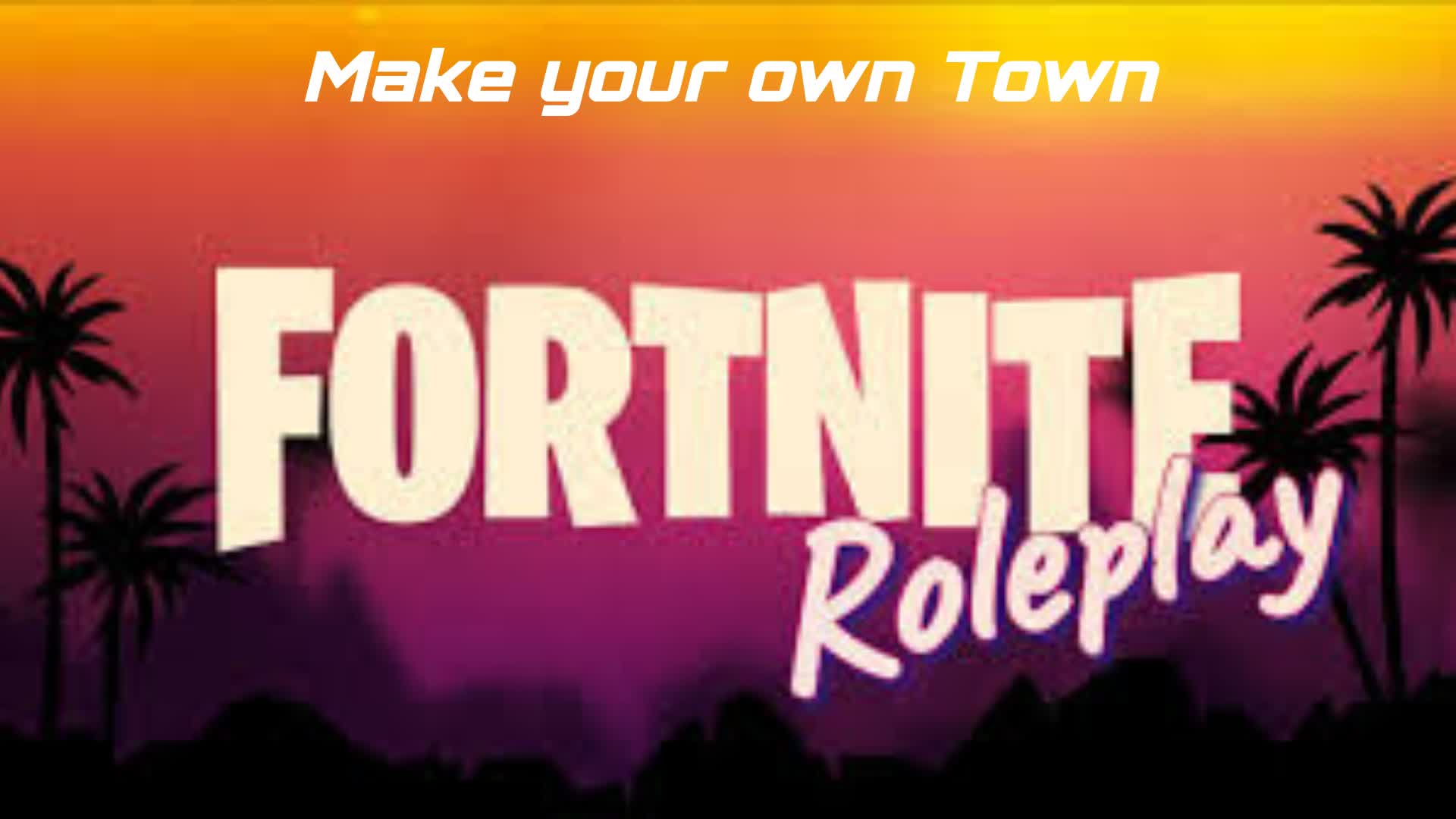 Own Build Roleplay — Fortnite Creative map