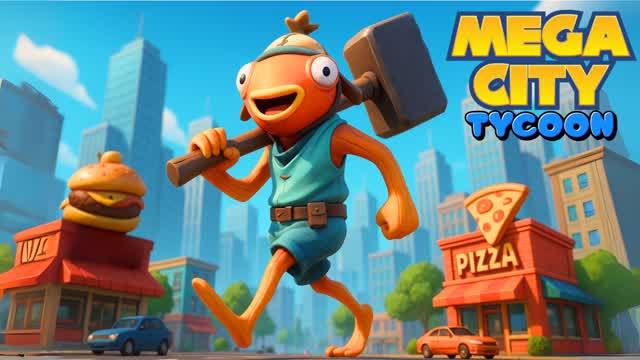 MEGA CITY TYCOON [CO-OP] — Fortnite Creative map cover art
