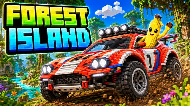 FOREST ISLAND [SIMULATOR] — Fortnite Creative map cover art