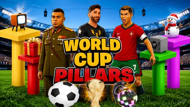 World Cup Pillars⚽ — Fortnite Creative map