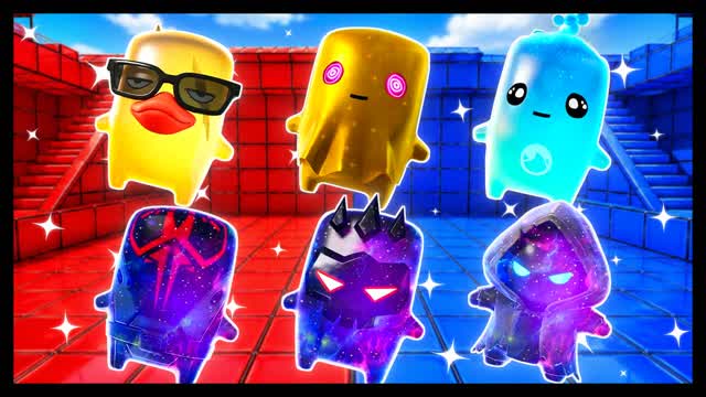 BLUE VS RED SIGNAL FLARE 🔵🔴 — Fortnite Creative map