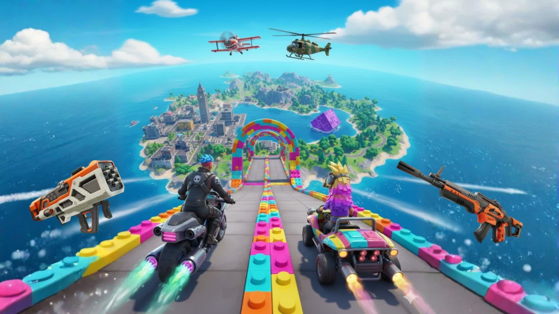 OPEN WORLD CAR GAME — Fortnite Creative map