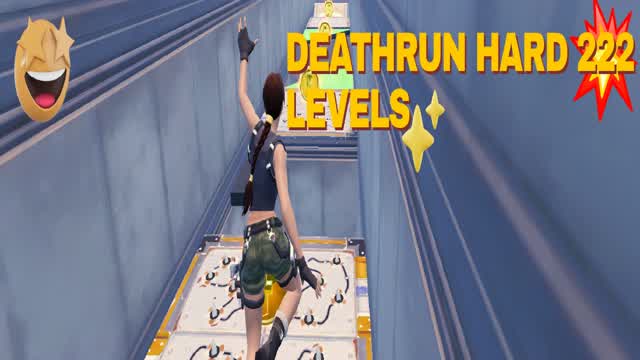 DEATHRUN HARD 222 LEVELS — Fortnite Creative map