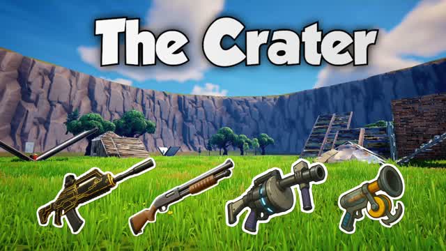 The Crater - Free For All — Fortnite Creative map cover art