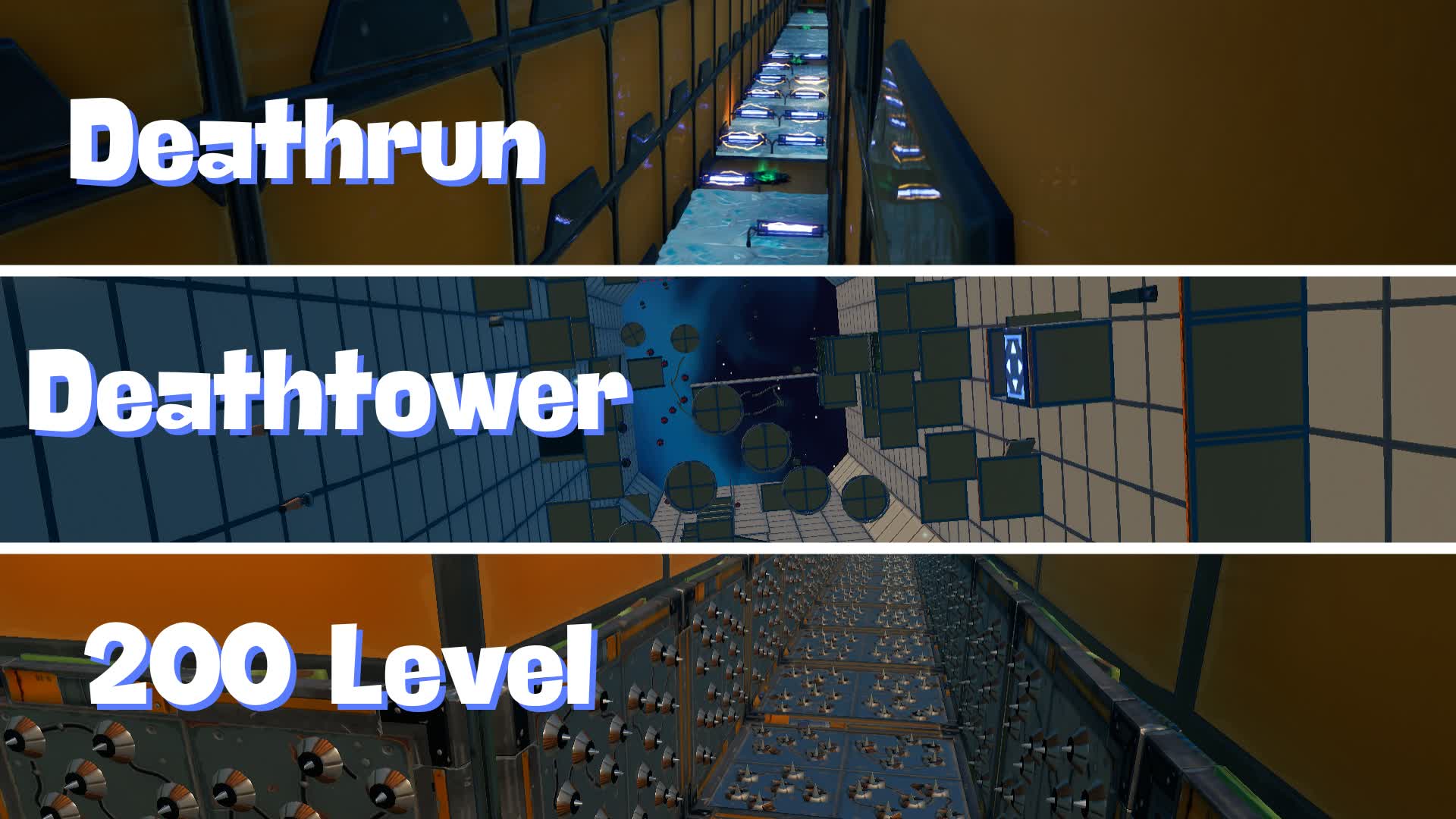 Deathrun + Deathtower — Fortnite Creative map