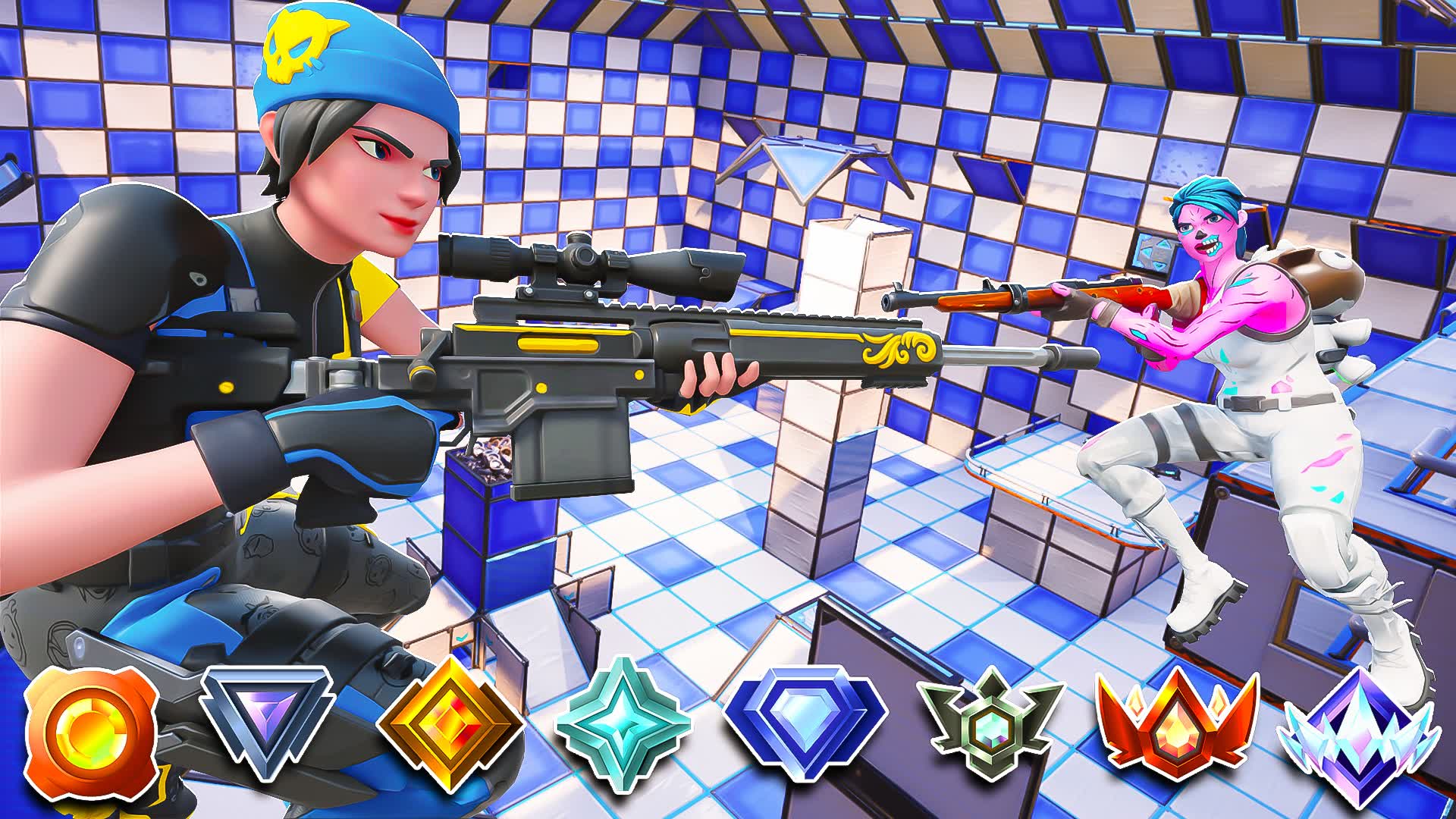 SNIPER ONE SHOT [FFA]🎯 — Fortnite Creative map