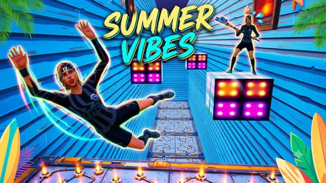 Summer Vibes Deathrun — Fortnite Creative map