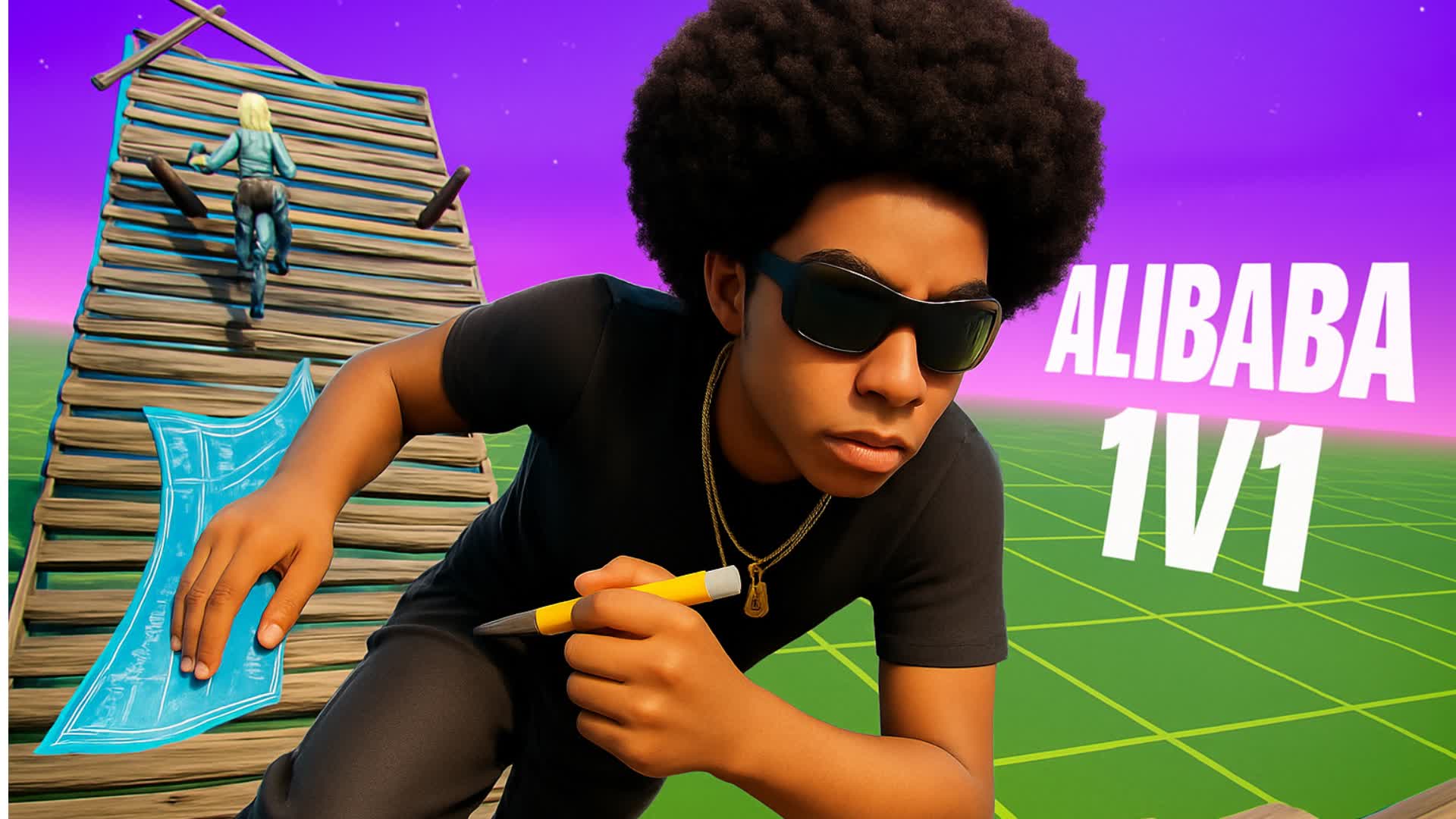 1V1 BUILD FIGHT ALIBABA (200 PUMP) — Fortnite Creative map