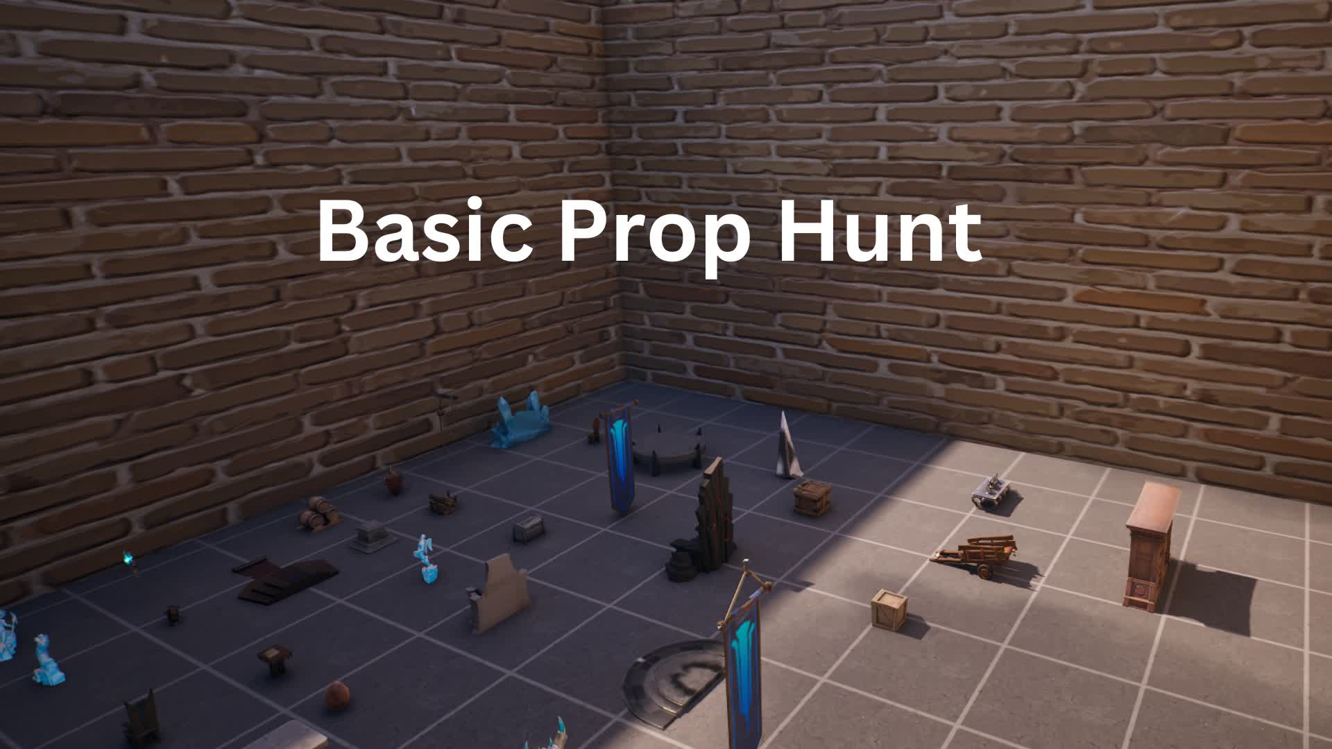 Lame Prop Hunt — Fortnite Creative map