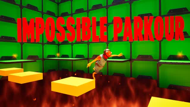 IMPOSSIBLE PARKOUR OBBY — Fortnite Creative map cover art