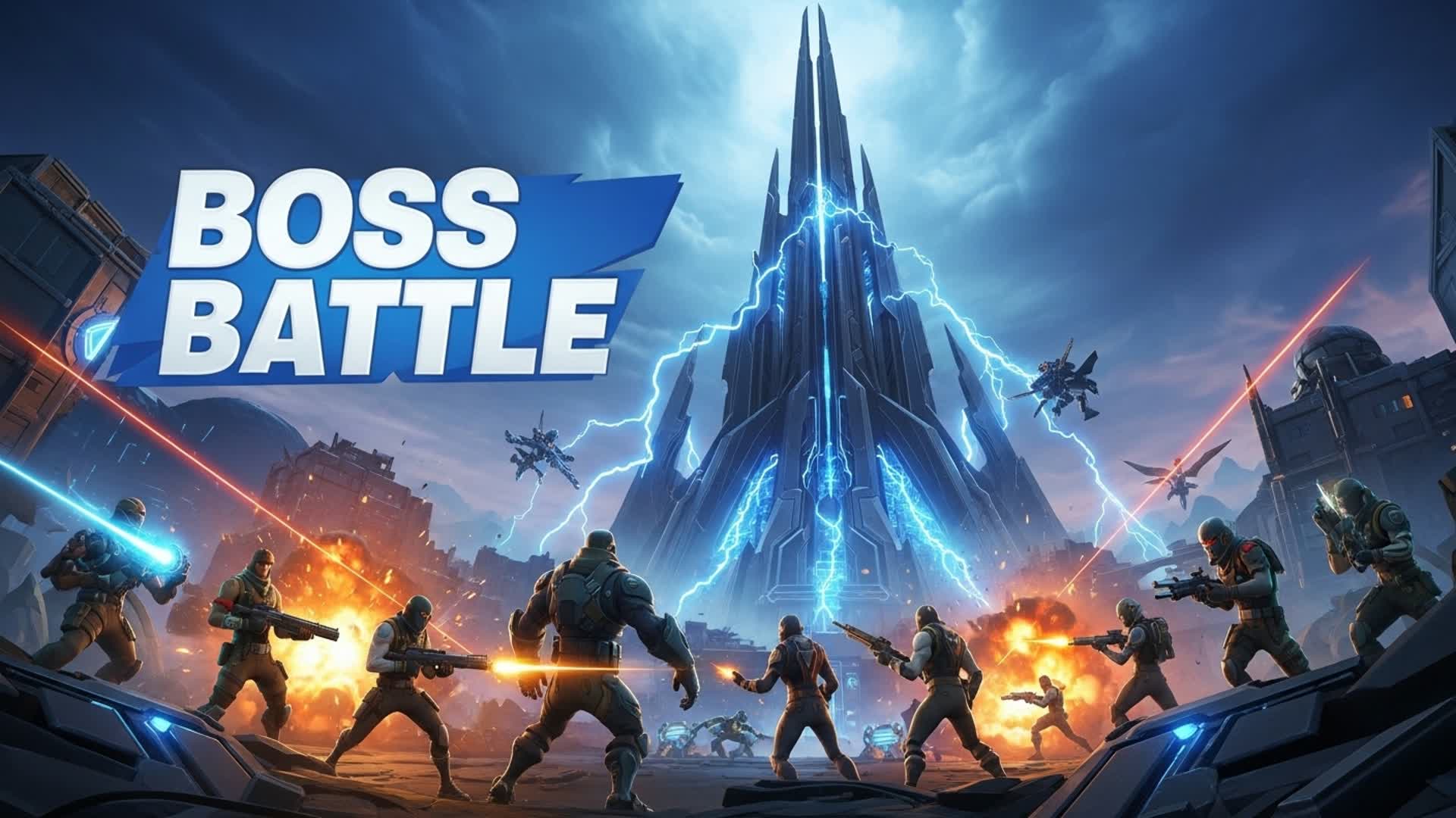 Boss Battle — Fortnite Creative map